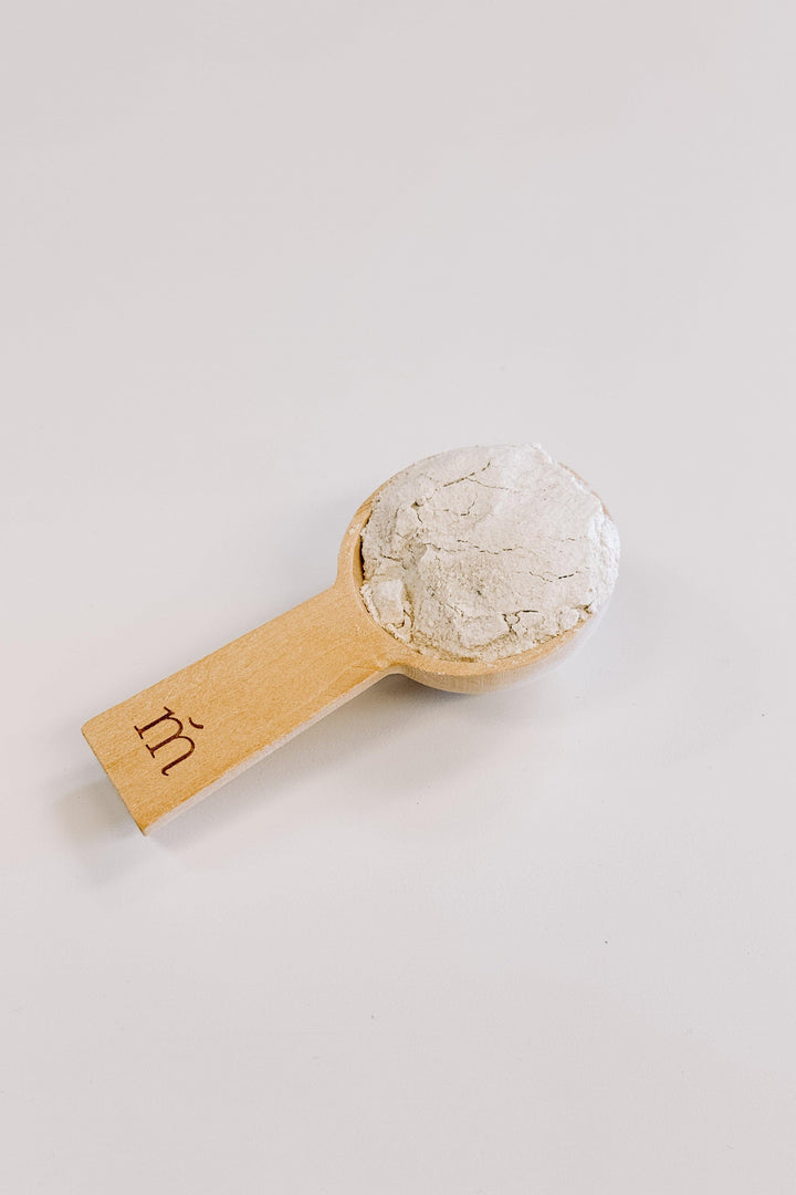 Cuillère en bois pour bain moussant