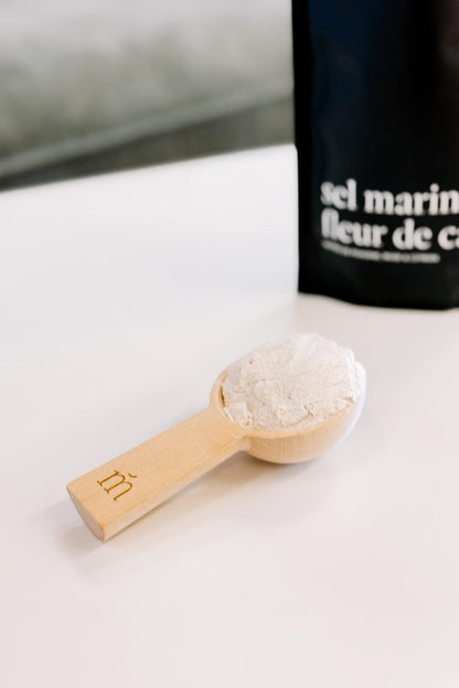 Cuillère en bois pour bain moussant Marée - Chandelles 