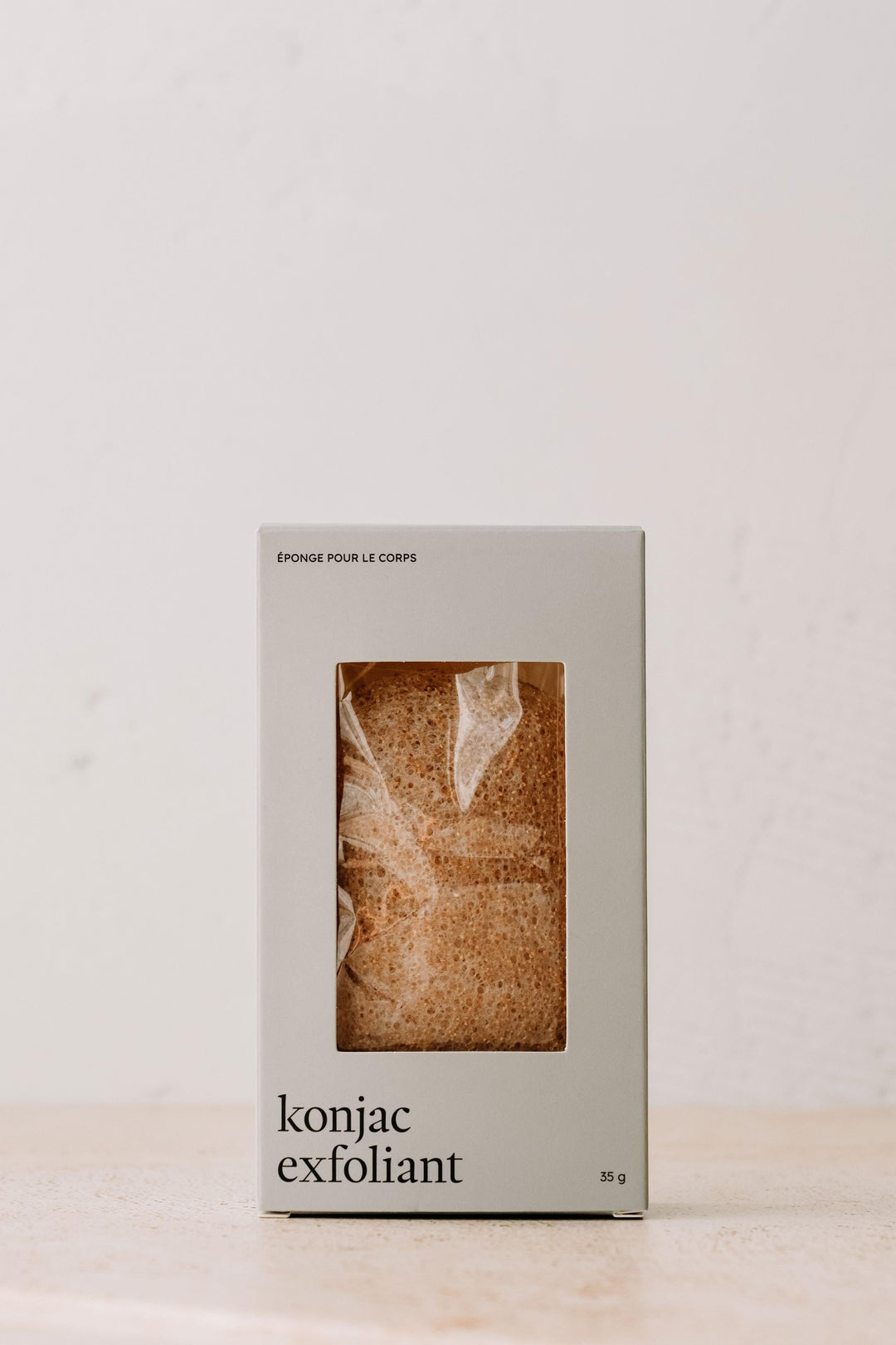 Éponge konjac pour le corps - Exfoliante Marée - Chandelles 