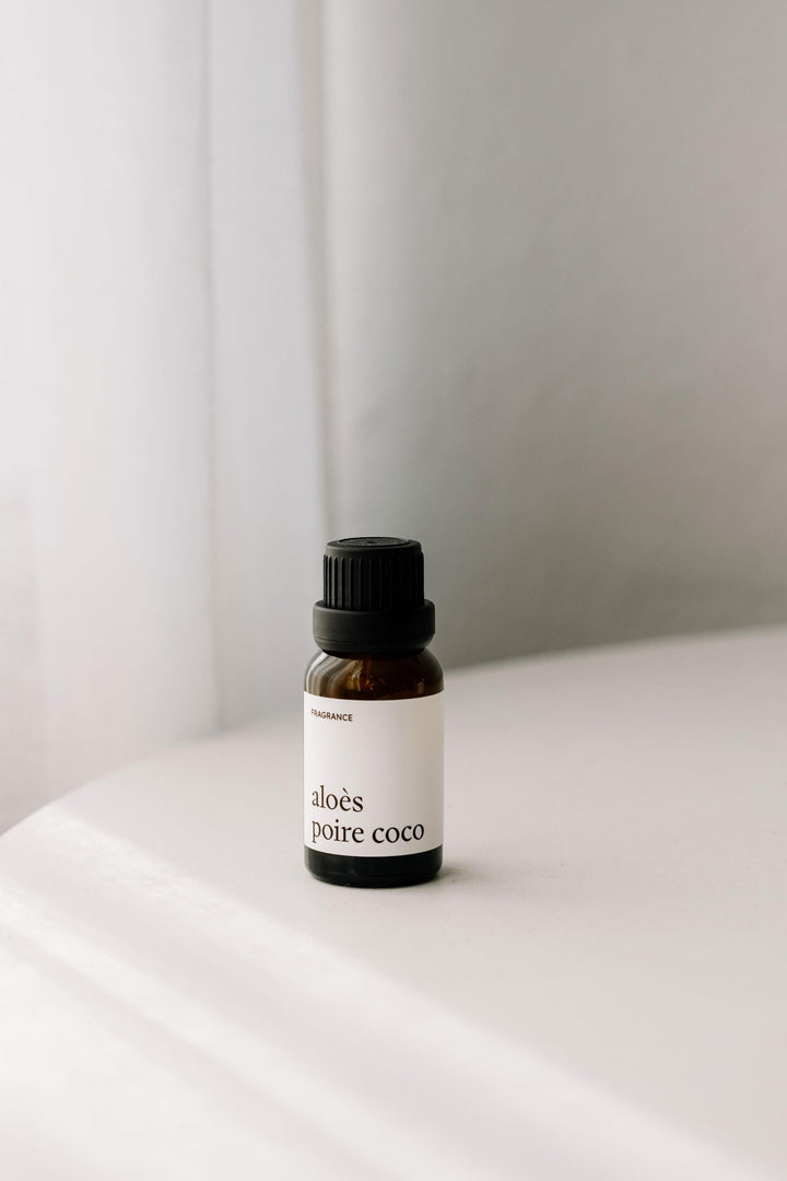 FRAGRANCE POUR BALLE DE SÉCHAGE - Aloès poire coco Lessive Marée - Chandelles 