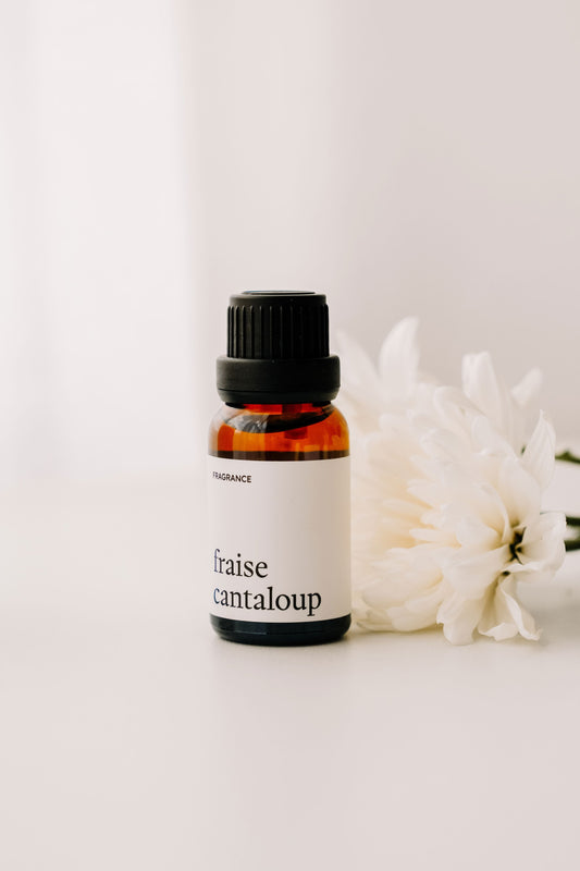 FRAGRANCE POUR BALLE DE SÉCHAGE - Fraise cantaloup Lessive Marée - Chandelles 