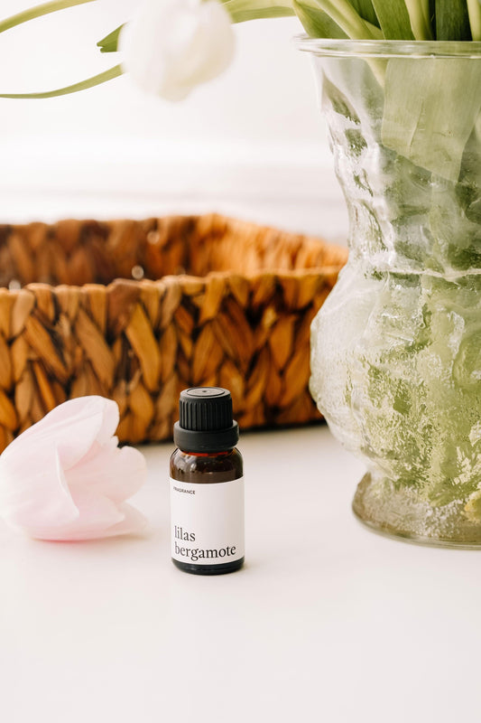 FRAGRANCE POUR BALLE DE SÉCHAGE - Lilas bergamote Lessive Marée - Chandelles 