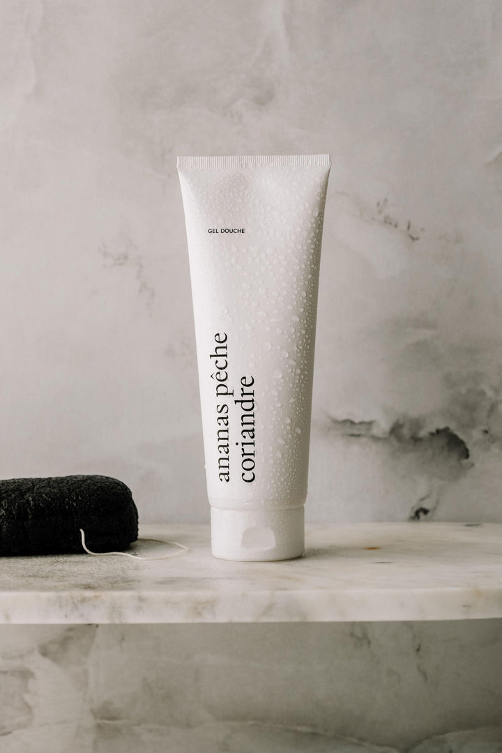 GEL DOUCHE - Ananas pêche coriandre Marée - Chandelles 