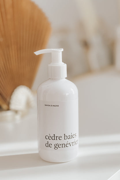 SAVON À MAINS - Cèdre baies de genévrier