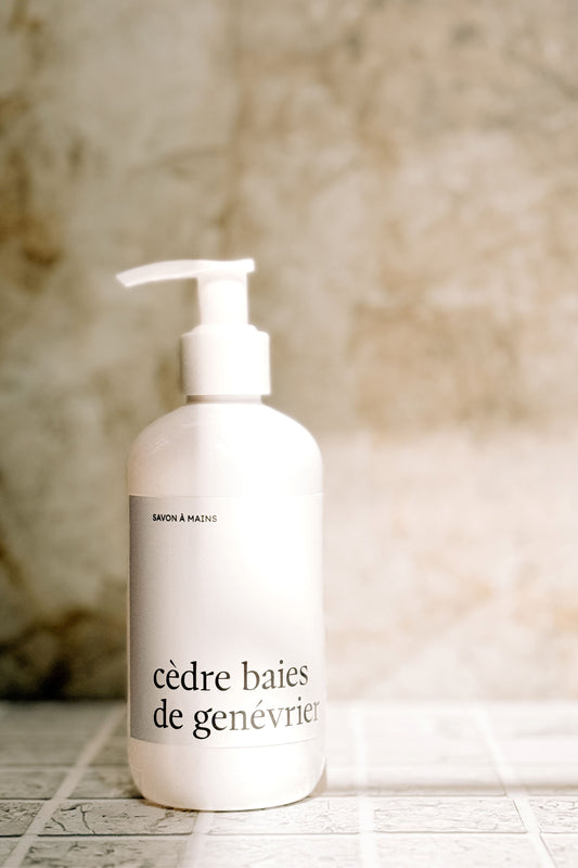 SAVON À MAINS - Cèdre baies de genévrier