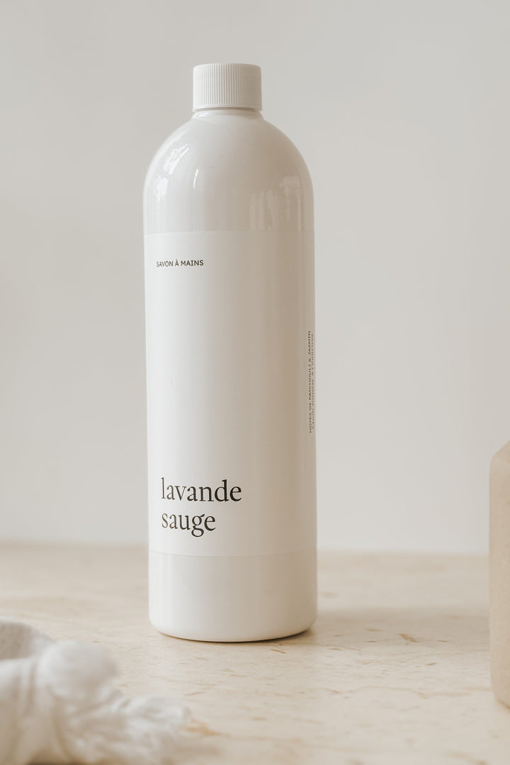 SAVON À MAINS - Format recharge - Lavande sauge
