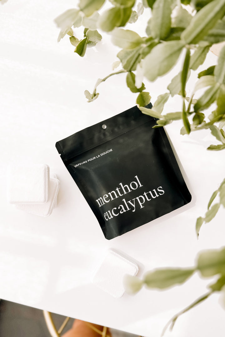 VAPEURS DE DOUCHE MENTHOL &amp; EUCALYPTUS